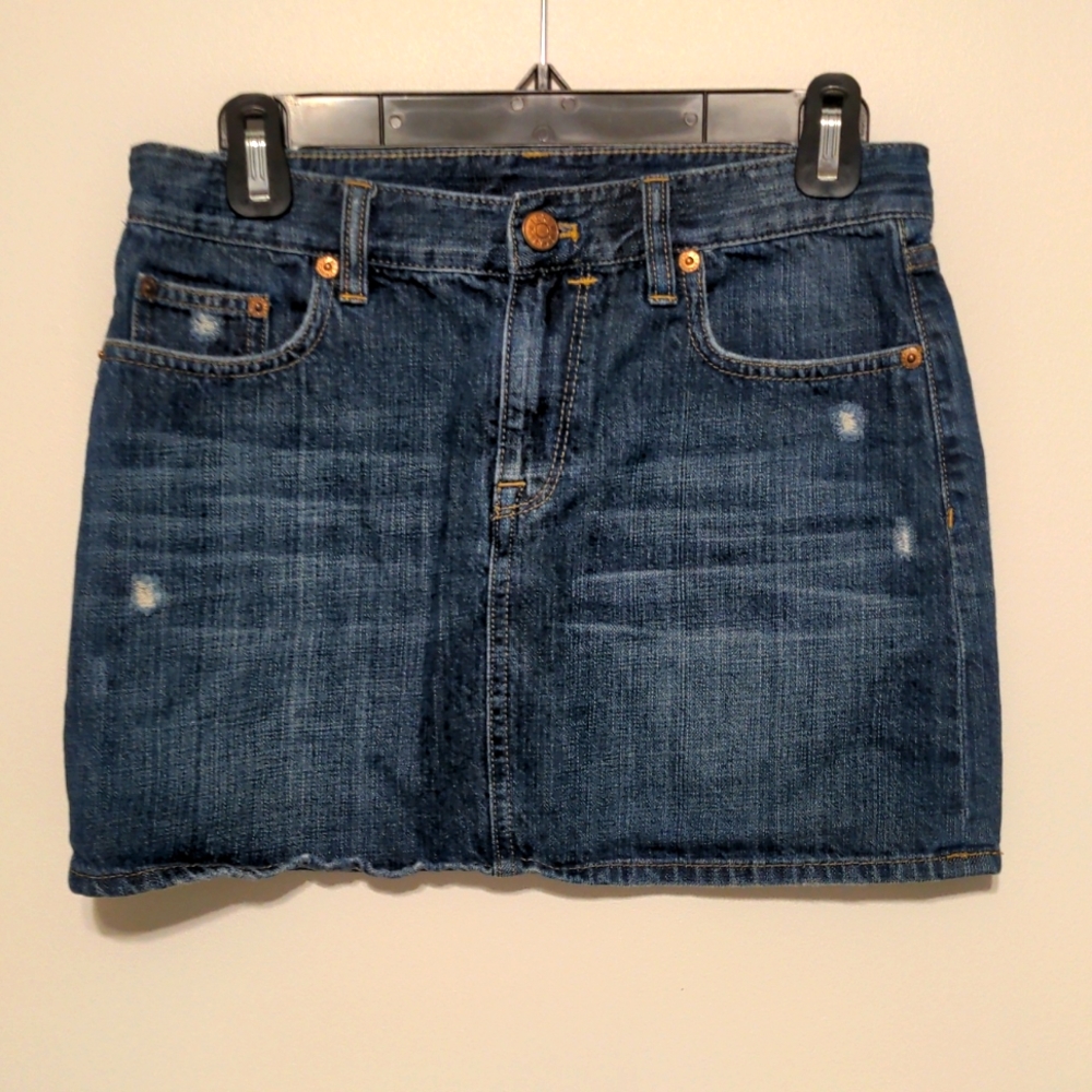 🌈3 for $12🌈J. Crew Denim Mini Skirt Sz 2